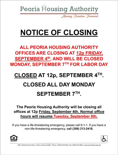 Office Closed Labor Day September 7, 2026